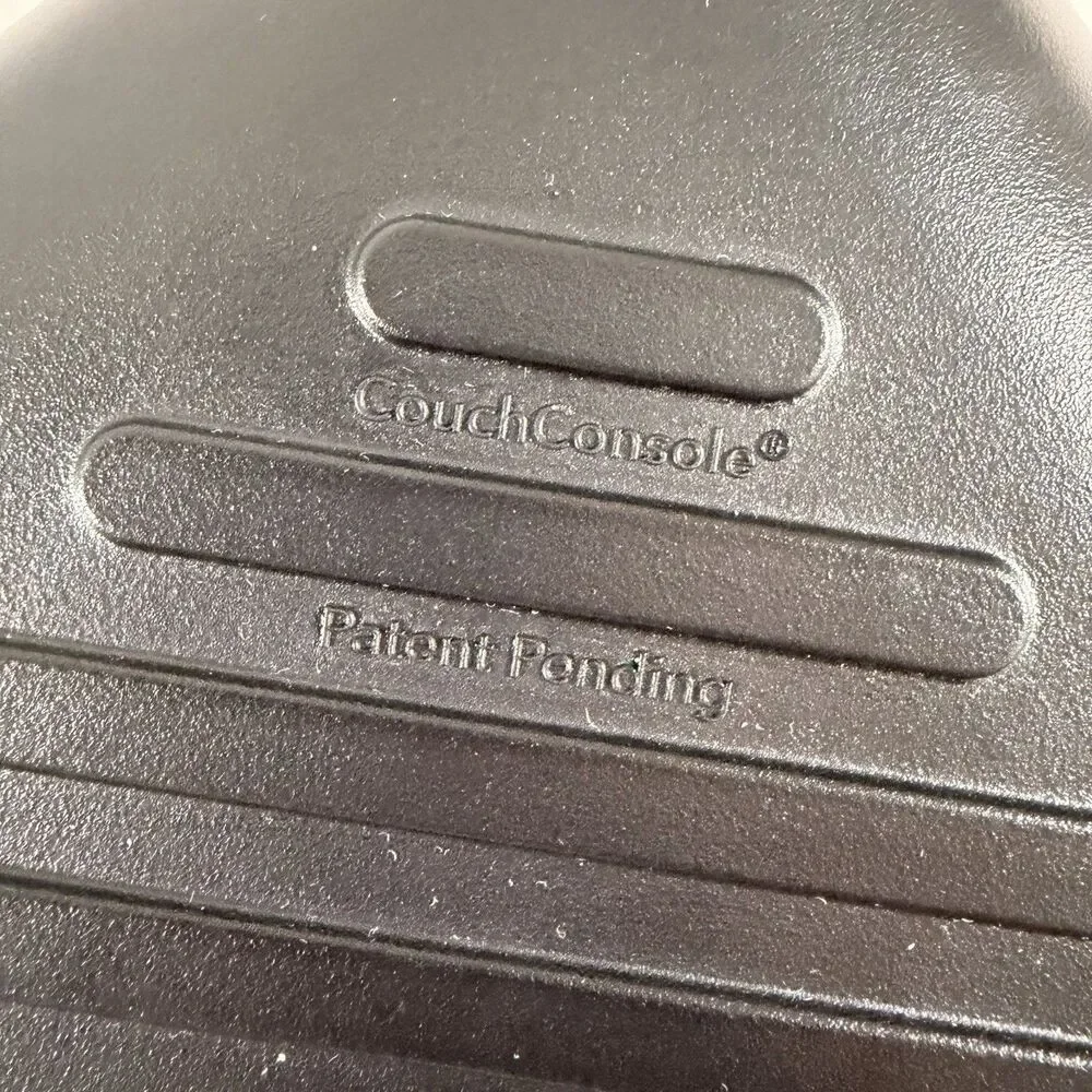 CouchConsole Sofa Organizer Cup Holder Snack Tray Caddy Black Good Condition